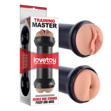 Âm đạo giả cầm tay 2 đầu dạng cốc Lovetoy không rung