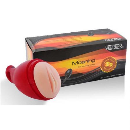 Âm đạo giả Youcups Moaning rung 12 chế độ