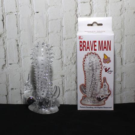 Bao cao su đôn dên Brave Man gai có rung
