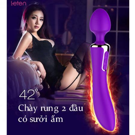 Chày rung 2 đầu tỏa nhiệt Leten cao cấp