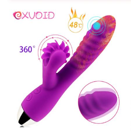 Dương vật giả cầm tay đa năng kết hợp lưỡi liếm