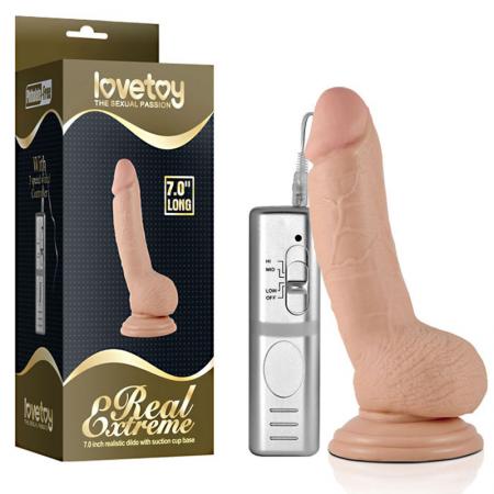 Dương vật giả có chân hít tường Lovetoy Real Extreme 7.0 inch