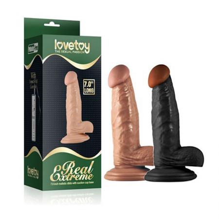 Dương vật giả hít tường Lovetoy mềm mịn không rung 7.0 inch