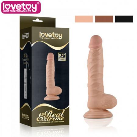 Dương vật giả hít tường silicon mềm mịn không rung Lovetoy 8.5 inch