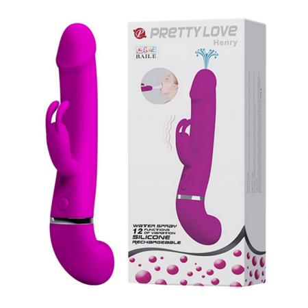 Dương vật giả silicon siêu rung Pretty Love