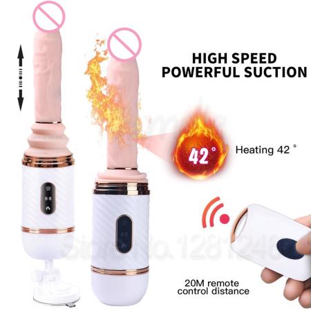 Dương vật hít tường rung thụt tỏa nhiệt tự động 4cm cực mạnh