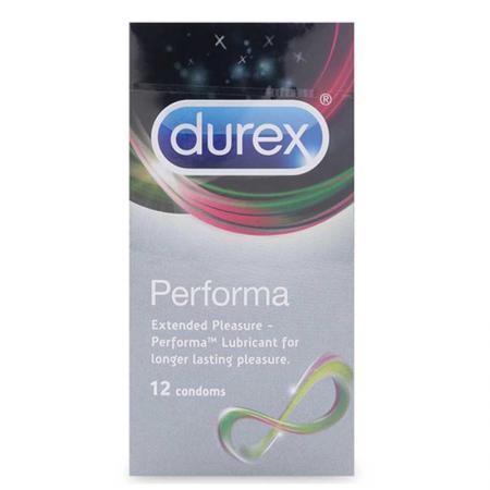 Hộp bao cao su Durex Perfoma đồng hồ 12 chiếc