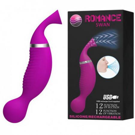 Máy rung bú mút điểm G âm đạo Romance 3 đầu hút