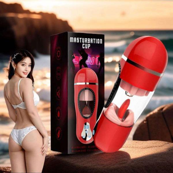 Máy Rung Liếm Có Nhiệt  Masturbation Cup – “Lên Đỉnh” Trong Tích Tắc