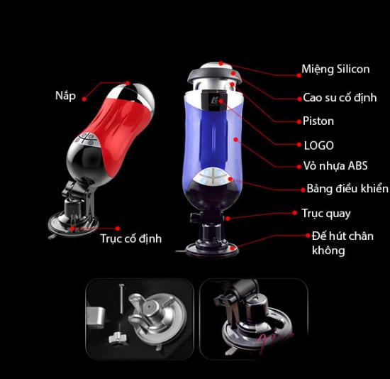 Bỏ sỉ Máy thủ dâm rung thụt tự động Pistion LC Easy Love mới nhất
