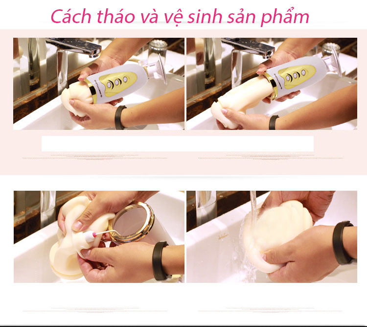 Phân phối Âm đạo giả hít tường phát âm thanh dùng pin sạc Pretty Love Sally mới nhất