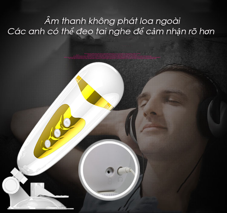 Phân phối Âm đạo giả hít tường phát âm thanh dùng pin sạc Pretty Love Sally mới nhất