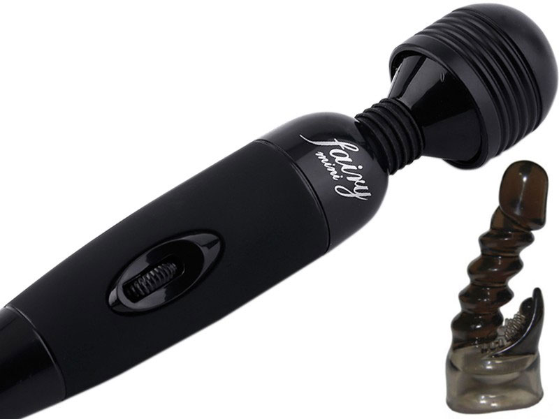 Chày rung massage điểm G Fairy có đầu phụ