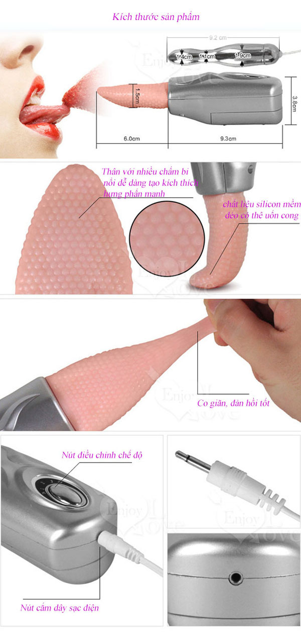 Bỏ sỉ Lưỡi liếm mini Tongue cao cấp chính hãng