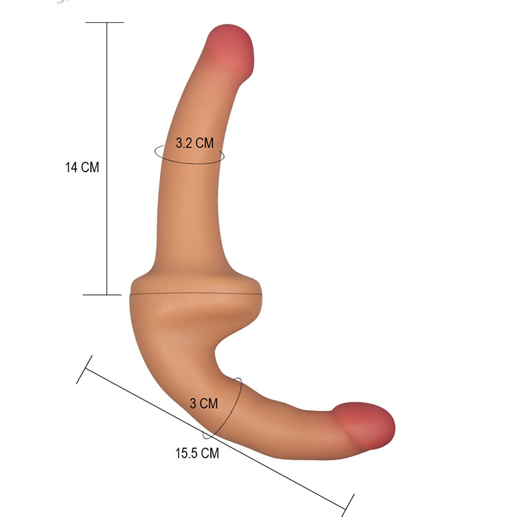 Mua Dương vật giả 2 đầu không rung siêu mềm mịn Lovetoy loại tốt