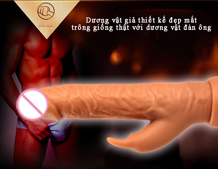 Đại lý Dương vật giả hít tường Cyberskin mềm mịn gân guốc siêu rung chính hãng