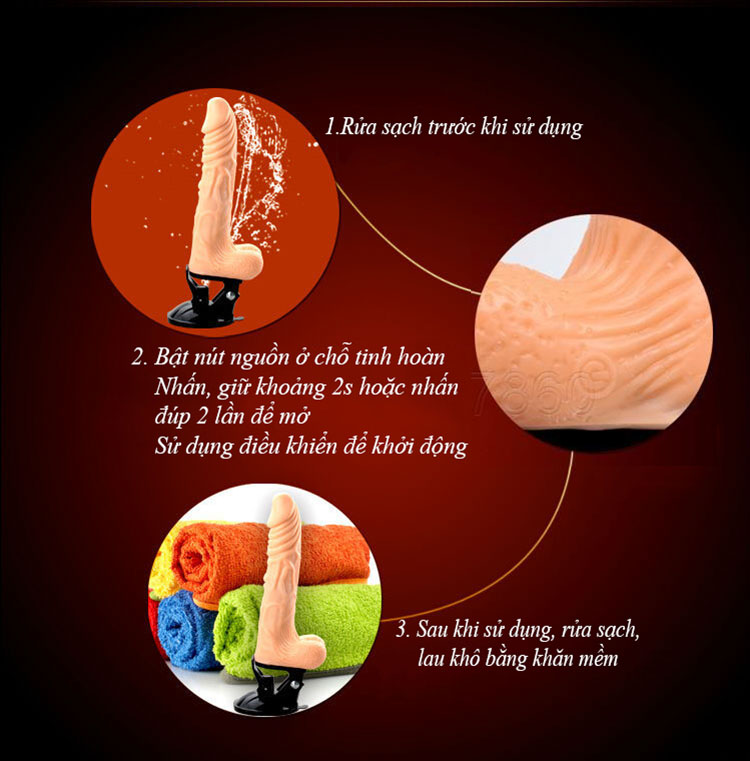  Đánh giá Dương vật giả hít tường rung ngoáy tỏa nhiệt Xuanai loại tốt