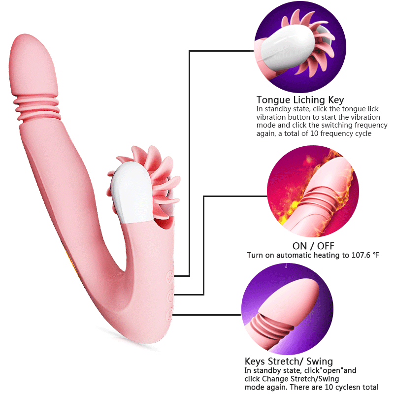  So sánh Máy rung kết hợp lưỡi liếm massage điểm G có tốt không?