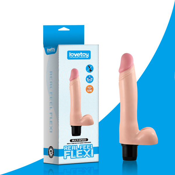 Nhập sỉ Dương vật giả rung siêu mềm Lovetoy Real Feel Flexi 9.0 có tốt không?