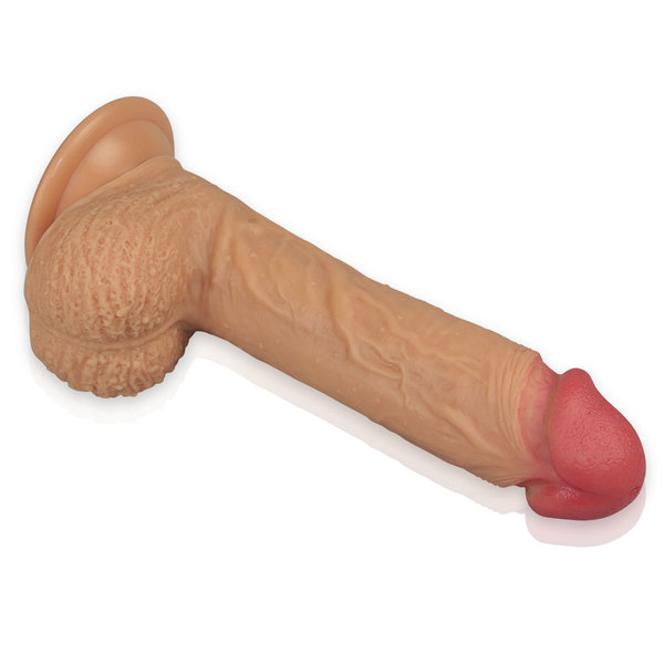 Thông tin Dương vật giả có đế hít tường Lovetoy Nature Cock 8.5 inch da nâu cao cấp