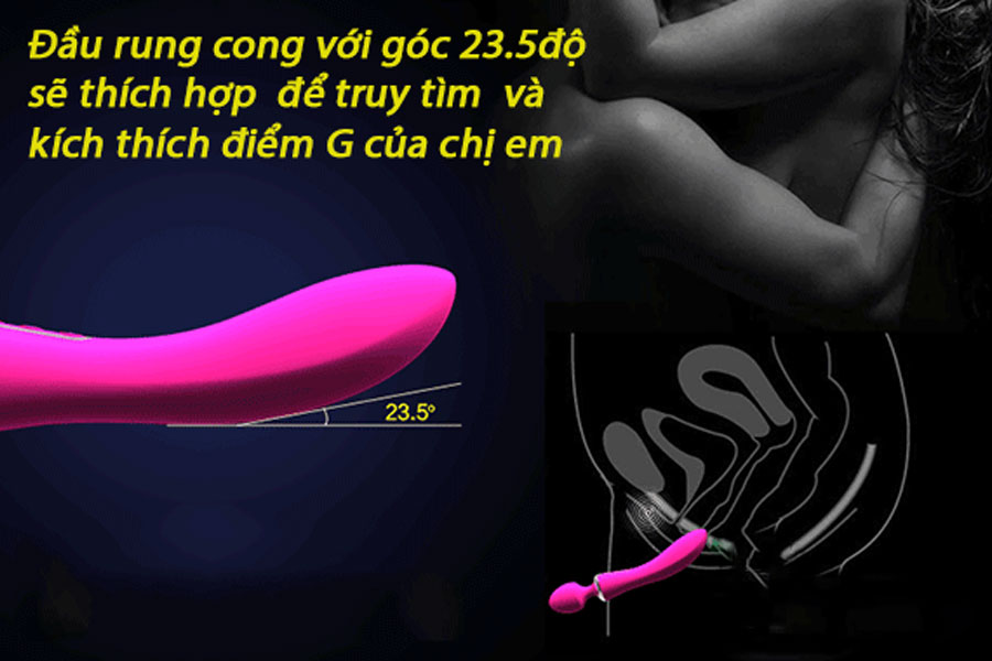 Giá sỉ Chày rung massage 2 đầu tạo nhiệt Leten giá tốt