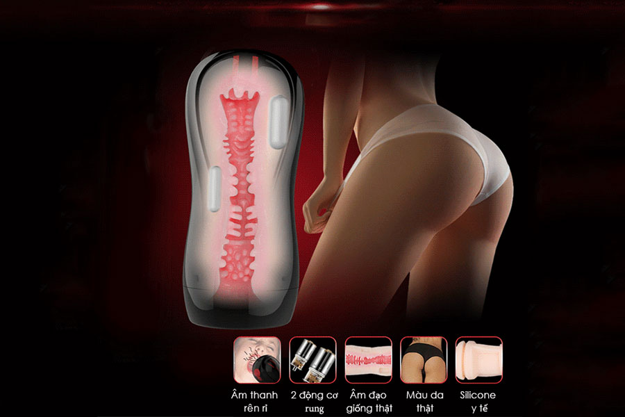 Review Âm đạo giả rung phát âm thanh cao cấp Leten hàng xách tay