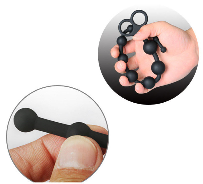 Review Dụng cụ kích thích hậu môn chuỗi hạt silicon chính hãng