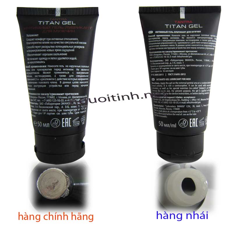 Bỏ sỉ Gel titan Nga chính hãng thế hệ 2017 nhập khẩu giá sỉ Bỏ sỉ Gel titan Nga chính hãng thế hệ 2017 nhập khẩu giá sỉ
