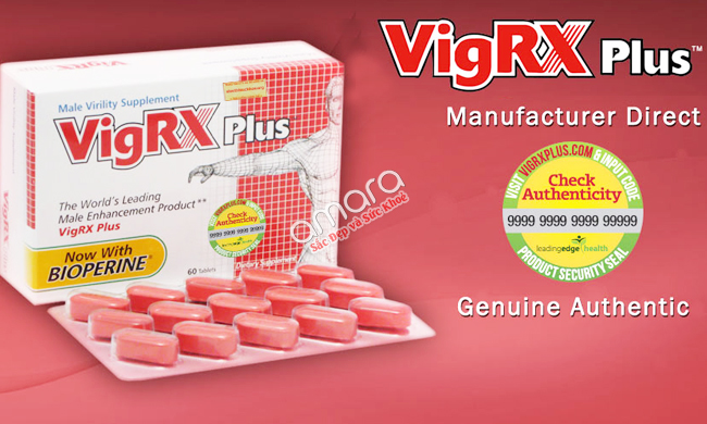  Đại lý Thuốc tăng kích thước cậu nhỏ VigRX Plus mới nhất