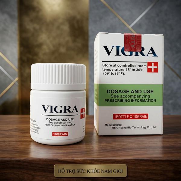 Địa chỉ bán Thuốc tăng cường sinh lý nam Vigra (Mỹ)  chính hãng 
