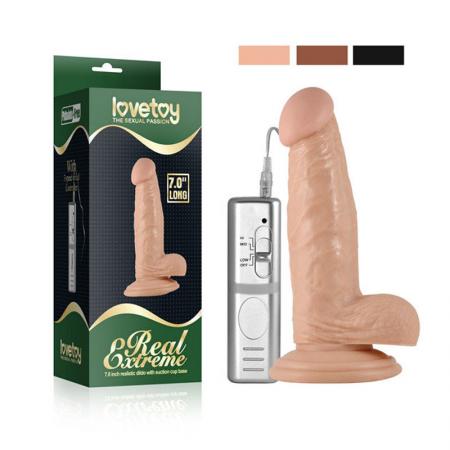 Dương vật giả Lovetoy mềm mịn siêu rung 7.0 inch