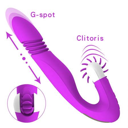 Dương vật nam giả rung thụt sưởi ấm kèm lưỡi liếm massage âm vật