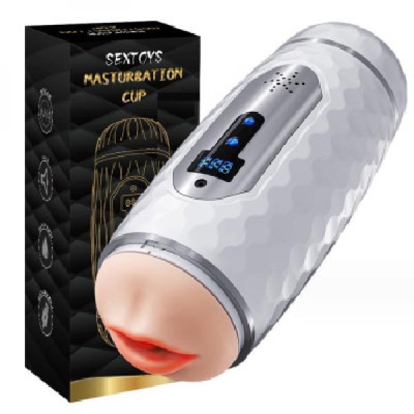 Máy thủ dâm cực sung 2 đầu lưỡi & bim 