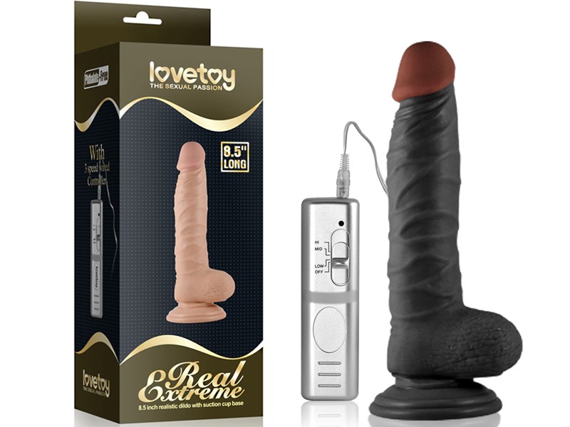  Bán Dương vật giả hít tường mềm mịn siêu rung Lovetoy 8.5 inch hàng mới về