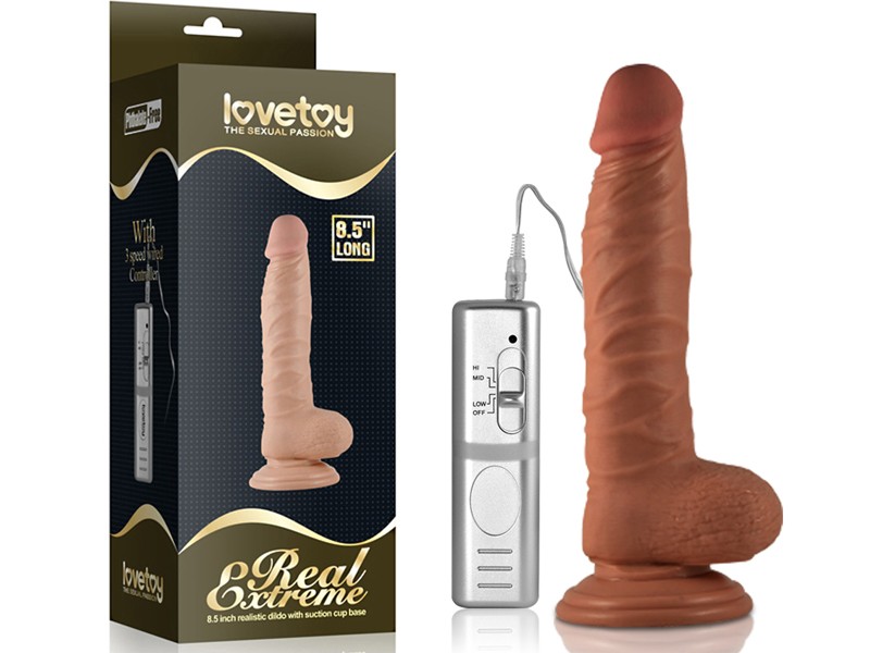  Bán Dương vật giả hít tường mềm mịn siêu rung Lovetoy 8.5 inch hàng mới về