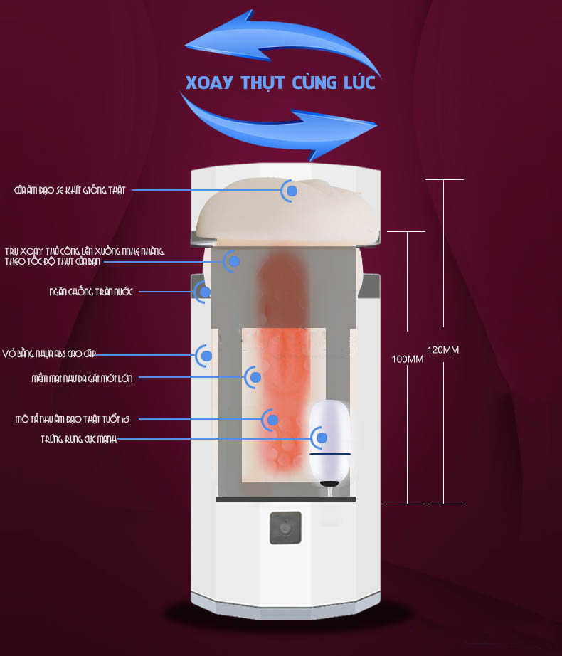 Cung cấp Máy thủ dâm Uzay cao cấp nhập khẩu