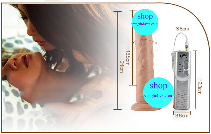  Bán Dương vật giả hít tường mềm mịn siêu rung Lovetoy 8.5 inch hàng mới về